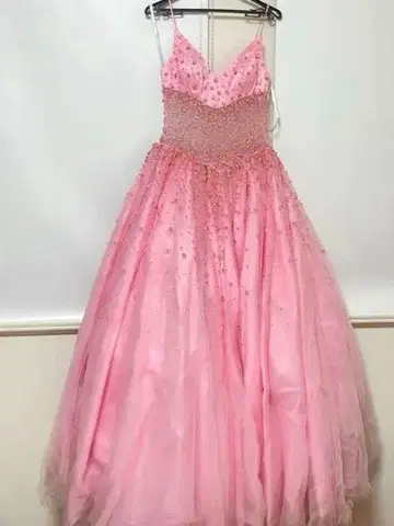 핑크 비즈 컬러 드레스 시스루 캬바쿠라 생일 하마사키 아유미