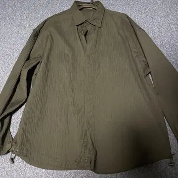 ZARA 블랙 컬러 스트라이프 셔츠 L