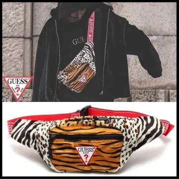 atmos x GUESS 콜라보 Animal 힙색 애니멀