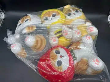 mofusand 모프 샌드 봉제 인형 4종 세트 딸기 펭귄 토끼 벌