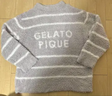 gelato pique 로고 자카드 풀오버