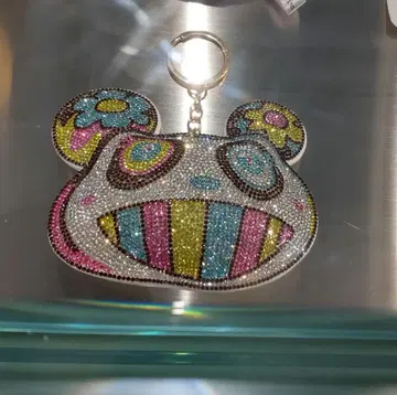 신상 (신색) 무라카미 다카시 큐빅 팬더 키링 카이카이키키