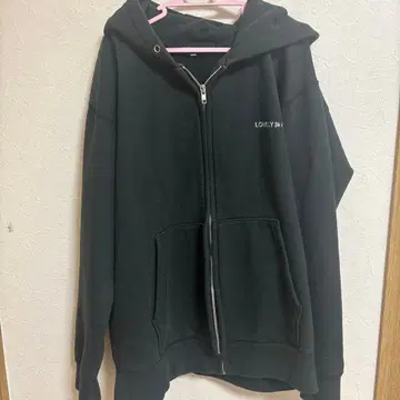 LONELY 천상천하 논리독존 후드티 블랙