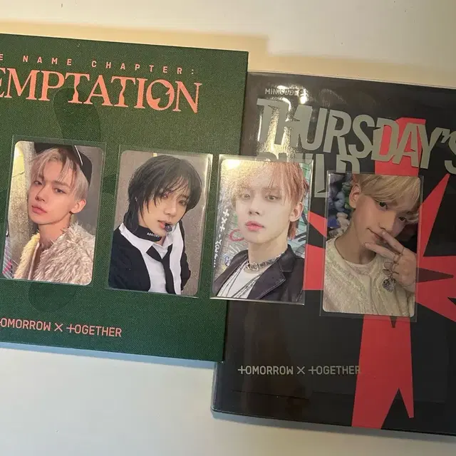 투바투 목요일의 아이 템테이션 포카 앨범 일괄