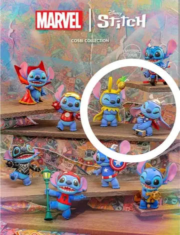 핫토이즈 코스비 스티치 마블 피규어 토르 로키