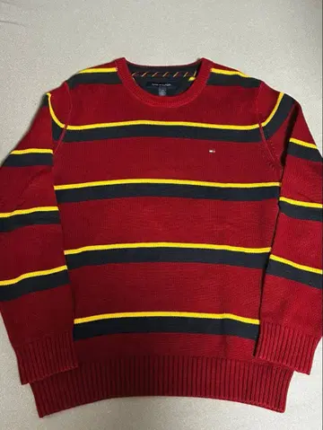 TOMMY HILFIGER 보더 니트 스웨터 L