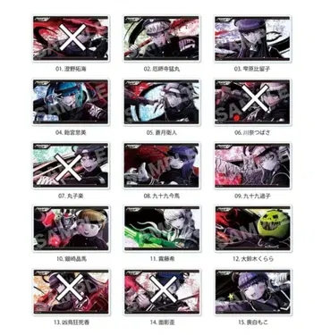 HUNDRED LINE 아크릴 카드 컴플리트 BOX 세트