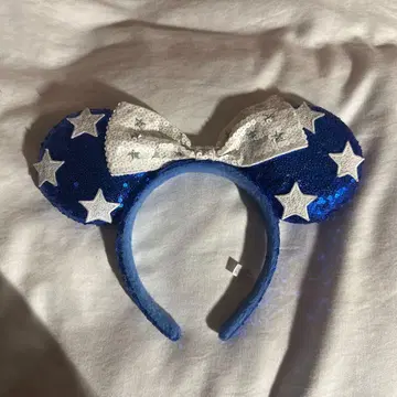 미키 귀 머리띠 별과 리본 포함