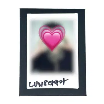 LUN8 타쿠마 사인 서포라 폴라로이드