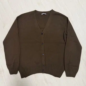 MARGARET HOWELL 브라운 가디건