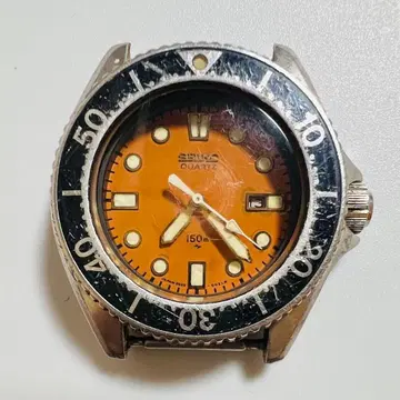 세이코 다이버 스와치 오렌지 다이얼