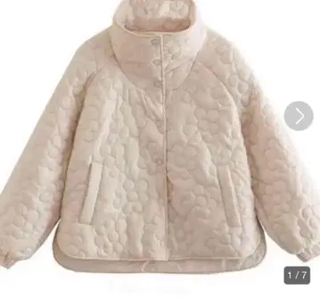 ZARA 플라워 퀼팅 자켓