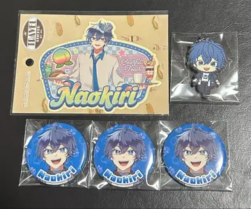 컬러풀 피치 나오키리 씨 캡슐 토이 러버 참 캔뱃지 스티커