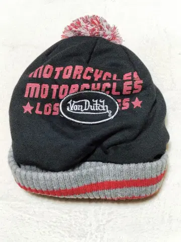 [ 새상품급 ] 본더치 Von dutch 니트 모자 블랙 꽁지 모자