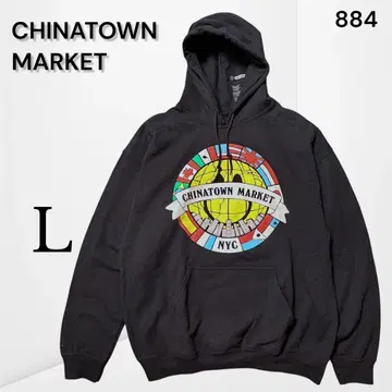 [ 차이나타운 마켓 ] 플래그 그로브 후드티 스트릿 ( L )