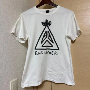 도모토 츠요시 sankaku 화이트 티셔츠