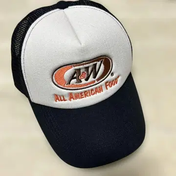 A&W 메쉬 로고캡: 블랙