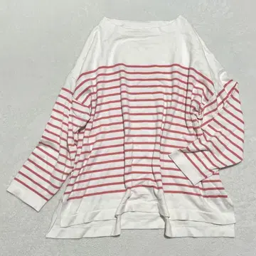 [ 빅 사이즈 4L ] 라시컬 보더 티셔츠 상의 티셔츠