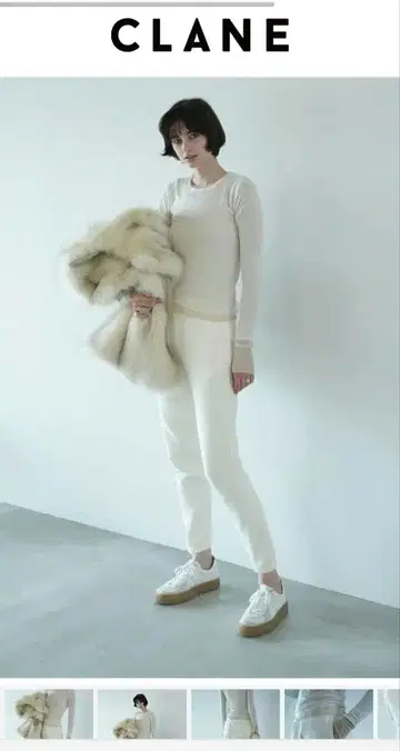 CLANE 맨투맨 가을/겨울 맨투맨 속기모 맨투맨 클라네 가을/겨울