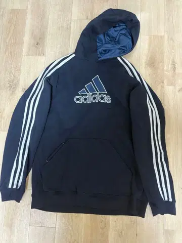 adidas 짙은 네이비 후드티