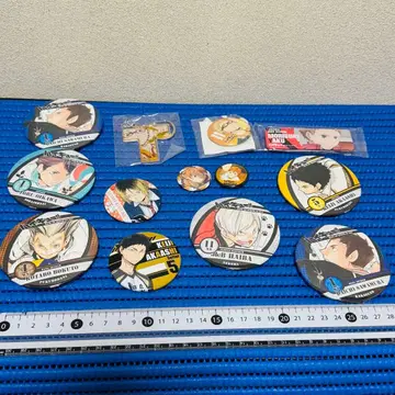 하이큐 캔뱃지 아크릴 키링 세트 c