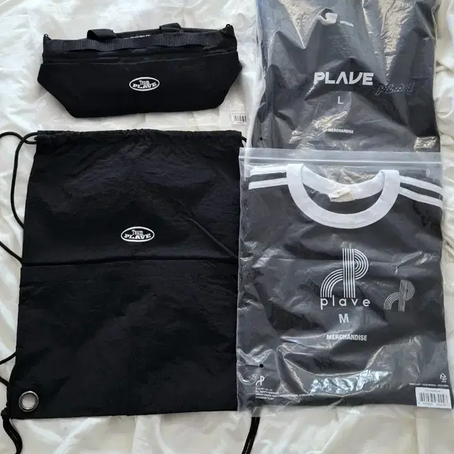 플레이브 응원봉 가방, 시그 짐색 ,팬콘 티셔츠 ,링거티 일괄 판매