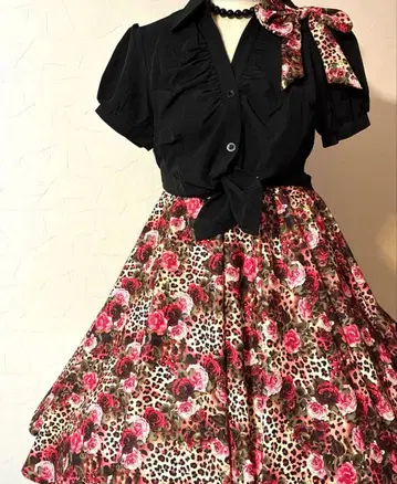 올디스 로큰롤 50년대 피프티즈 전원 서큘러 스커트