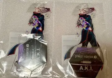 스트리트 파이터 6 A.K.I. AKI 캡슐 복권 아크릴 스탠드 세트
