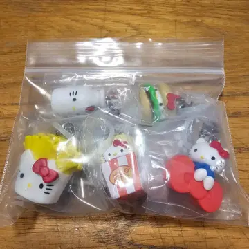 헬로키티 아메리칸 디자인 메지루시 액세서리 컴프 5종 세트 4