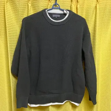 SEASON REASON 다크 그레이 스웨터 L