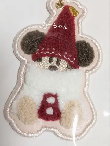 릴린린 키체인 빨간색 디즈니 크리스마스