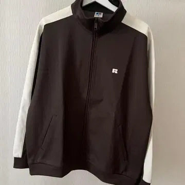 러셀 트랙 자켓 브라운