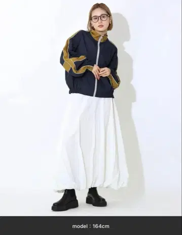 Greedy Brilliant Re Fiina 배색 트랙 자켓