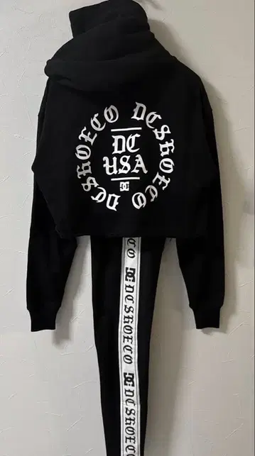 GYDA x DC 콜라보 셋업 블랙