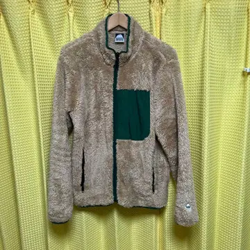 SIERRA DESIGNS 플리스 자켓 M 베이지/그린