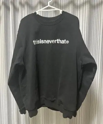 thisisneverthat T-Logo 크루넥 블랙