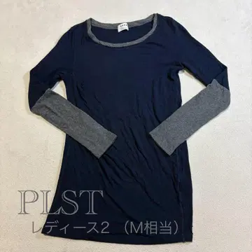 [ 새상품급 ] PLST(플라스테) 긴팔 롱 티셔츠 티셔츠 원피스