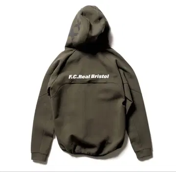 FCRB 벤틸레이션 후디 M 카키 189029 후드티