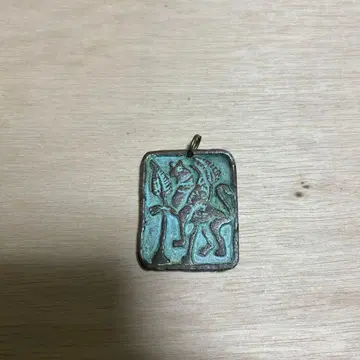 초레어 빈티지 페루 잉카 제국 펜던트 탑 목걸이 레트로