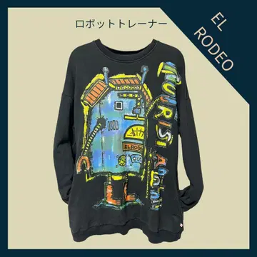 EL RODEO 로봇 트레이닝복 블랙 오버 사이즈