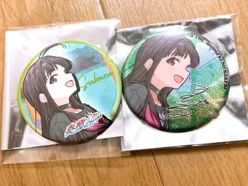 걸즈밴드클라이 연격의 외침 부도칸 야스와 스바루 사인입 캔뱃지 걸클라