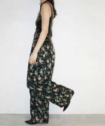 musubore 와플 와이드 팬츠