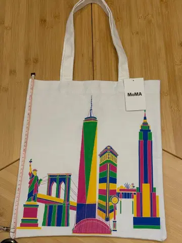 택 포함 MoMA 뉴욕 스카이라인 토트 토트백