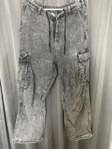 JUNGLE STORM 빈티지 카고 팬츠 그레이