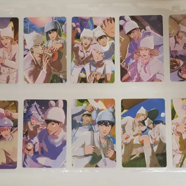 플뿌 포카앨범 드로잉/유닛 포카 드볼 세트