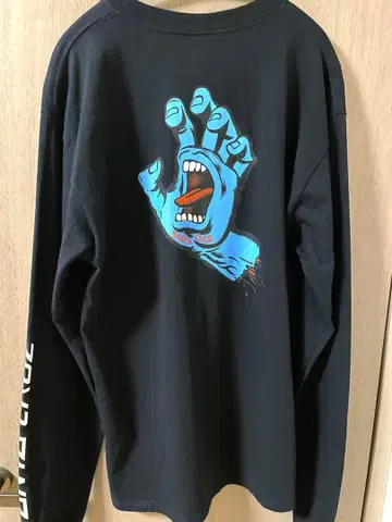 산타크루즈 긴팔 티셔츠 스크리밍 핸드 L
