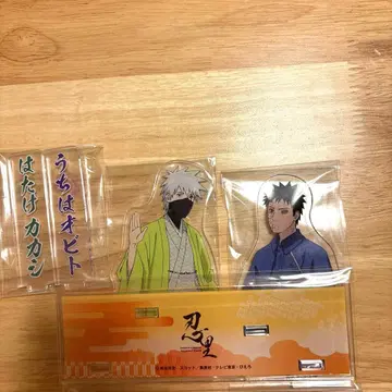 NARUTO 닌자 마을 한정판 우치하 오비토 하타케 카카시 아크릴 스탠드