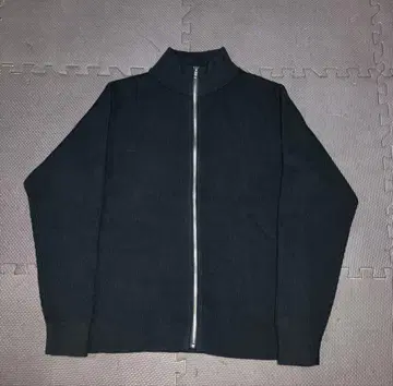 세탁 가능한 하찌 풀 집업 가디건 신사 M 블랙 드라이버즈 니트