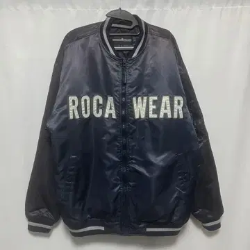 당시물 ROCA WEAR 네이비 바시티 자켓