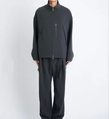 CULLNI 그레이 벨트 슬랙스